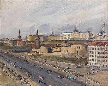 Sample artwork by Alexandre Arkadevich Labas (1900 - 1983), known for expressionism, purposeless art, constructivism, abstraction - View similar artists and auction records