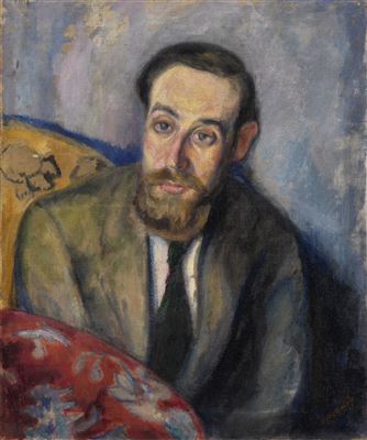 Portrait of David Petrovitch Shterenberg: Self-portrait