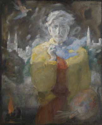 Portrait of Nikolai Dimitrievich Milioti: Self-Portrait in Toledo