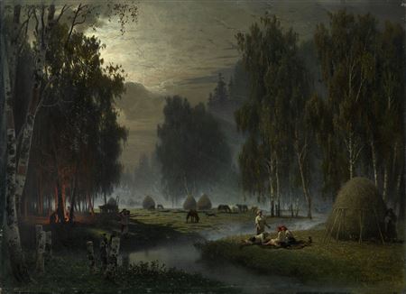 Sample artwork by Pyotr Alexandrovich Sukhodolsky (1835 - 1903), known for painting - View similar artists and auction records