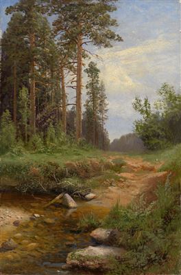 Forest Landscape with a Brook by Semyon Feodorovich Feodorov - Auction record, sale price, and art valuation. Compare with similar artists and explore comparable artworks.