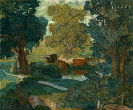 Landscape with Cows