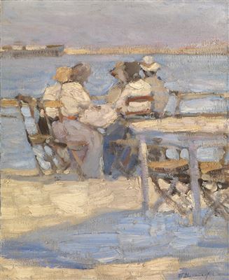 By the Sea by Tite Jakovlevitch Dvornikoff - Auction record, sale price, and art valuation. Compare with similar artists and explore comparable artworks.