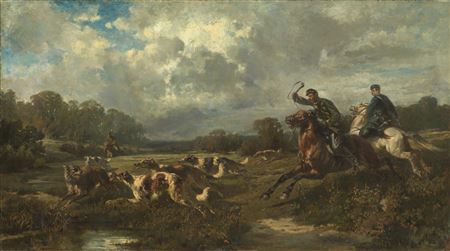 Grand Duke Vladimir Alexandrovich on a Wolf Hunt
