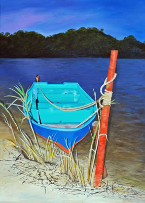 Sample artwork by Angela Broadley (Born 1951), known for painting - View similar artists and auction records