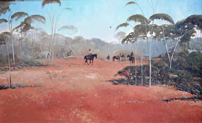 Leaving Paddys Lease by Bruce Malloch - Auction record, sale price, and art valuation. Compare with similar artists and explore comparable artworks.