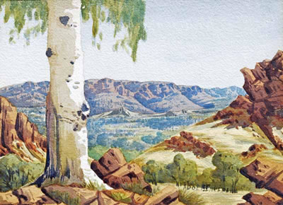 Sample artwork by Adolf Inkamala (1914 - 1960), known for aboriginal art - View similar artists and auction records