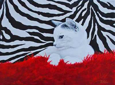 The French Cat by Angela Broadley - Auction record, sale price, and art valuation. Compare with similar artists and explore comparable artworks.