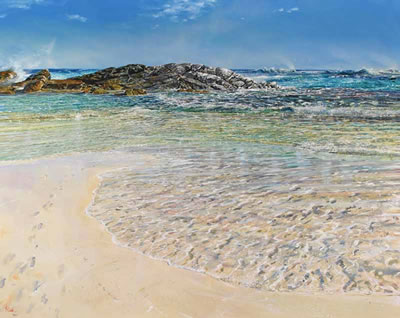 Moses Rock by Larry Mitchell - Auction record, sale price, and art valuation. Compare with similar artists and explore comparable artworks.