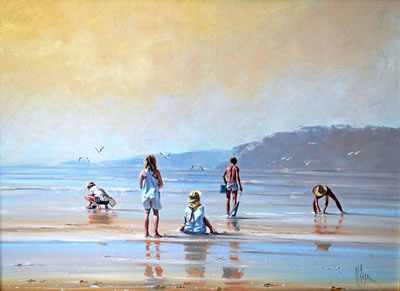Sample artwork by David Leonard Hagan (Born 1943), known for painting - View similar artists and auction records