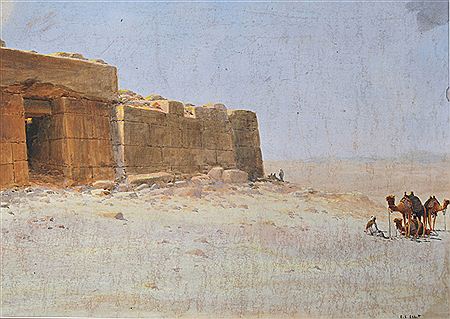 Egyptian scene by Ernest Edwin Abbott - Auction record, sale price, and art valuation. Compare with similar artists and explore comparable artworks.