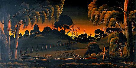 Landscape with Fence Line