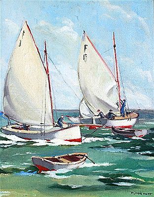 Sample artwork by Percy Ivor Hunt (1903 - 1971), known for painting - View similar artists and auction records