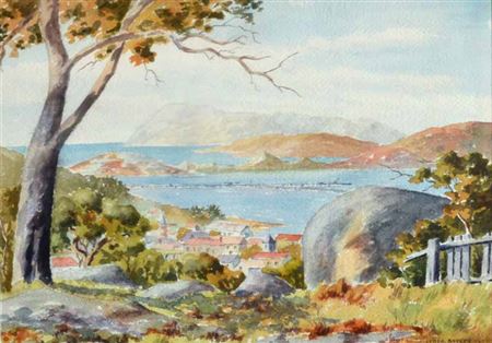 Sample artwork by Leach Barker (1897 - 1967), known for painting - View similar artists and auction records