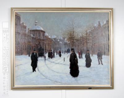 Street Scene in Winter