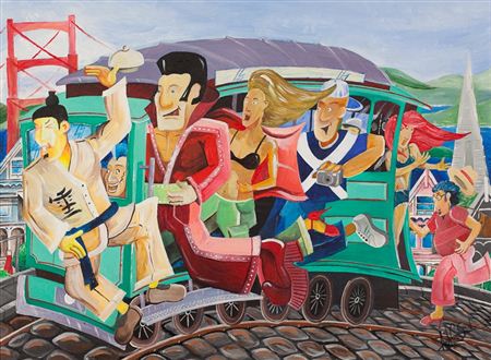 CALIFORNIA STREET by Neil Smith - Auction record, sale price, and art valuation. Compare with similar artists and explore comparable artworks.