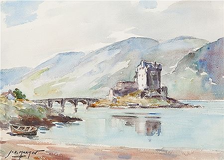CASTLE ON A LOCH by John Kid Maxton - Auction record, sale price, and art valuation. Compare with similar artists and explore comparable artworks.