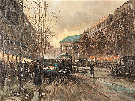 THE MADELEINE, PARIS by Berend Van der Bruggen - Auction record, sale price, and art valuation. Compare with similar artists and explore comparable artworks.