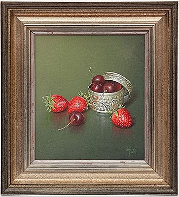 TINNED FRUIT by Ian Mastin - Auction record, sale price, and art valuation. Compare with similar artists and explore comparable artworks.