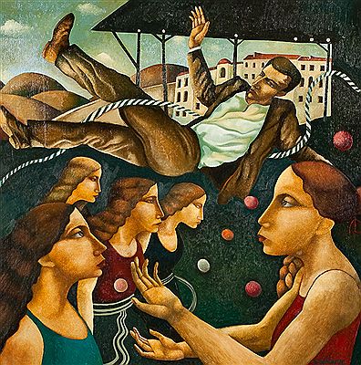 Sample artwork by Ian McWhinnie (Born 1952), known for painting - View similar artists and auction records