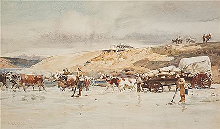 BLACK WATCH CROSSING THE VAAL RIVER (South Africa)