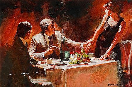 Sample artwork by Frederick Laurent (1922 - 1995), known for painting, illustration - View similar artists and auction records