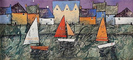 SAILING BOATS IN HARBOUR