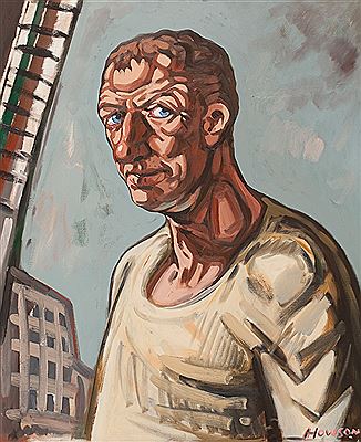 Portrait of Peter Howson: Self-portrait