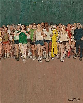 GLASGOW MARATHON by Martin Baillie - Auction record, sale price, and art valuation. Compare with similar artists and explore comparable artworks.