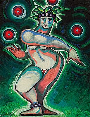 THE JUGGLER by Campbell Smith - Auction record, sale price, and art valuation. Compare with similar artists and explore comparable artworks.