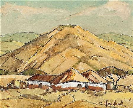 IN VIEW OF THE VILLAGE by Berhnard Berne Franz Hesselbarth - Auction record, sale price, and art valuation. Compare with similar artists and explore comparable artworks.