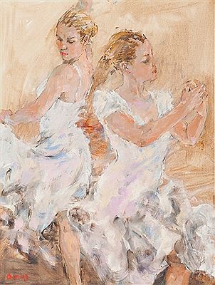 BLONDE FLAMENCO by Muriel Barclay - Auction record, sale price, and art valuation. Compare with similar artists and explore comparable artworks.