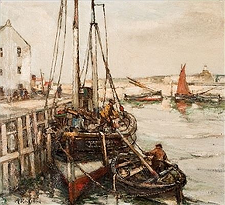 PITTENWEEM HARBOUR by Arthur Macdonald - Auction record, sale price, and art valuation. Compare with similar artists and explore comparable artworks.