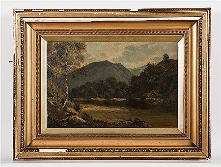 MOUNTAIN RIVER SCENE