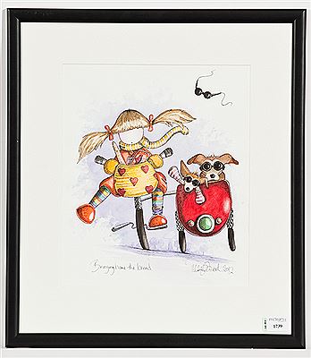 BRINGING HOME THE BREAD by Michelle Campbell - Auction record, sale price, and art valuation. Compare with similar artists and explore comparable artworks.