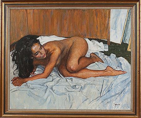 Sample artwork by Geoffrey Squire (1923 - 2012), known for painting - View similar artists and auction records