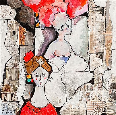 WOMAN IN RED