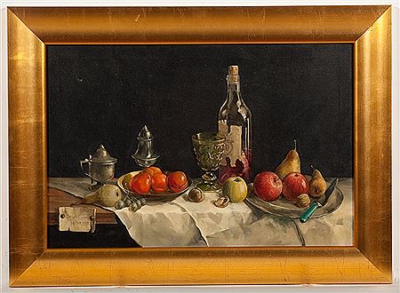 STILL LIFE WITH APPLES AND PEARS