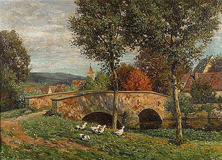 "Alte Brücke bei Rothenburg ob der Tauber"