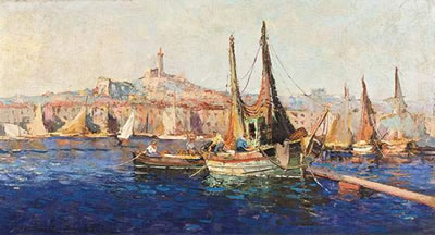 Sample artwork by Fernand Van Den Bussche (1892 - 1975), known for painting - View similar artists and auction records