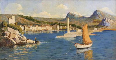 The port of Cassis by Costanzo Waldemaro Figlinesi - Auction record, sale price, and art valuation. Compare with similar artists and explore comparable artworks.