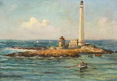 The Planier lighthouse by Vincent Spinazzola - Auction record, sale price, and art valuation. Compare with similar artists and explore comparable artworks.