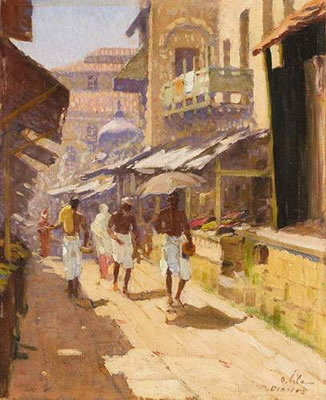 Ruelle animée à Bénarès