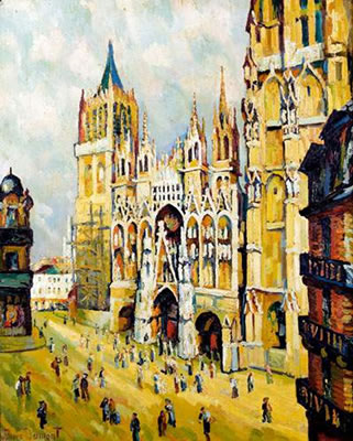 Vue de la Cathédrale de Rouen