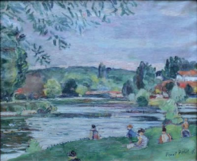 "Paysage de rivière animé" by Paul Petit - Auction record, sale price, and art valuation. Compare with similar artists and explore comparable artworks.