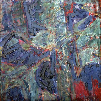 Sample artwork by Matti Basis (Born 1933), known for painting - View similar artists and auction records