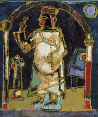 Sample artwork by Schmuel Boneh (1930 - 1999), known for painting - View similar artists and auction records
