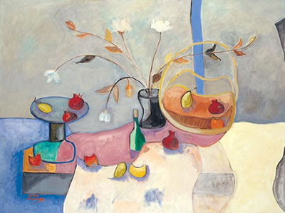 Flowers and Fruits by Nily Milikowsky - Auction record, sale price, and art valuation. Compare with similar artists and explore comparable artworks.