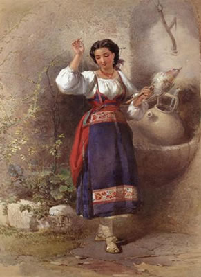 Italian Girl by Henry Parsons Riviere - Auction record, sale price, and art valuation. Compare with similar artists and explore comparable artworks.