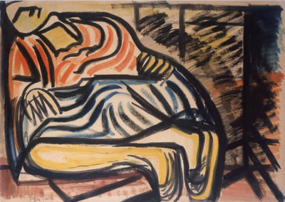Aviva Uri on a Sofa